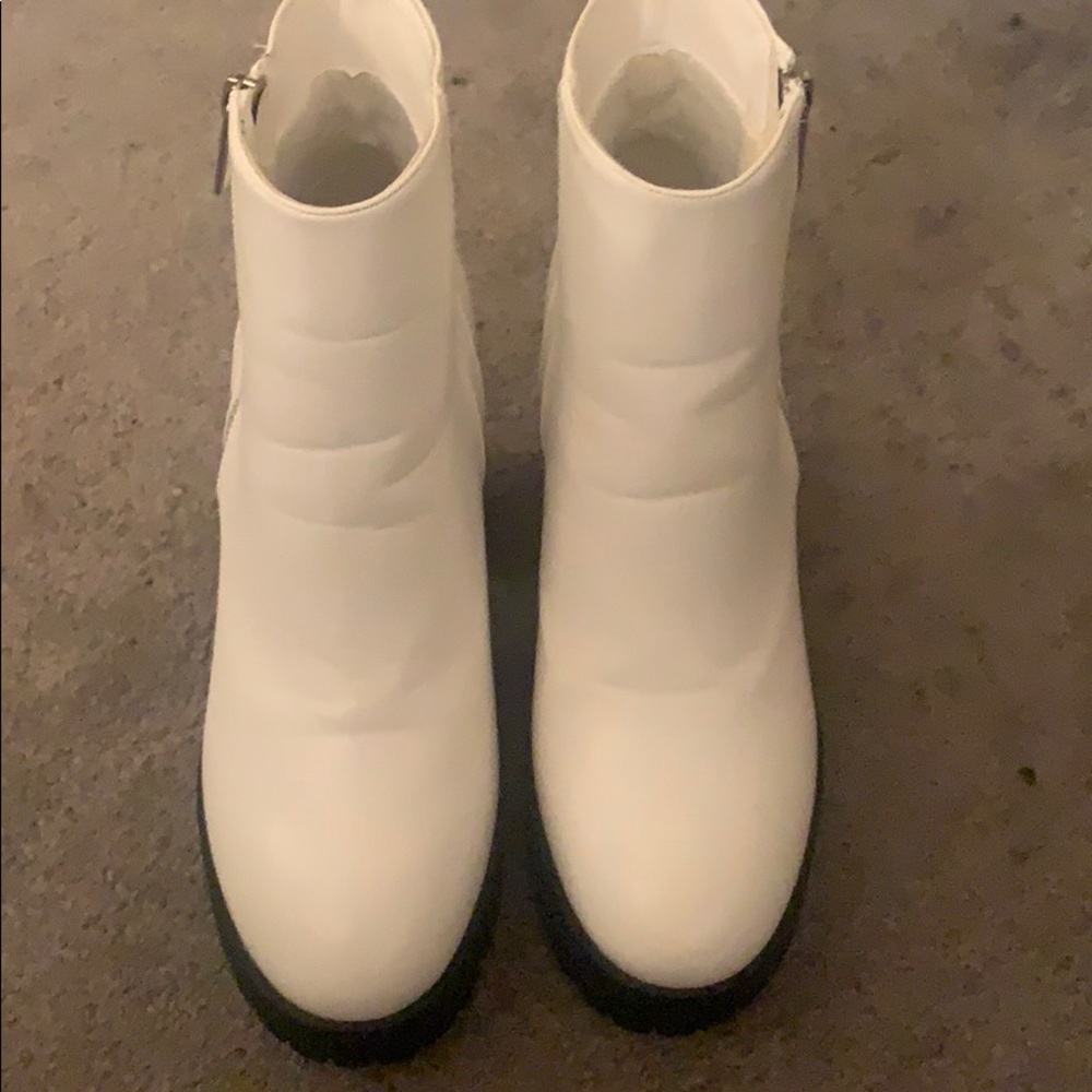 white booties